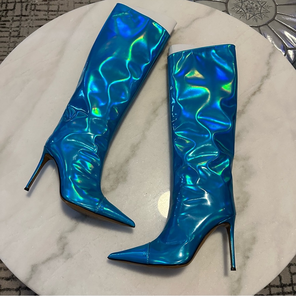 Alexandre Vauthier Metallic Boots